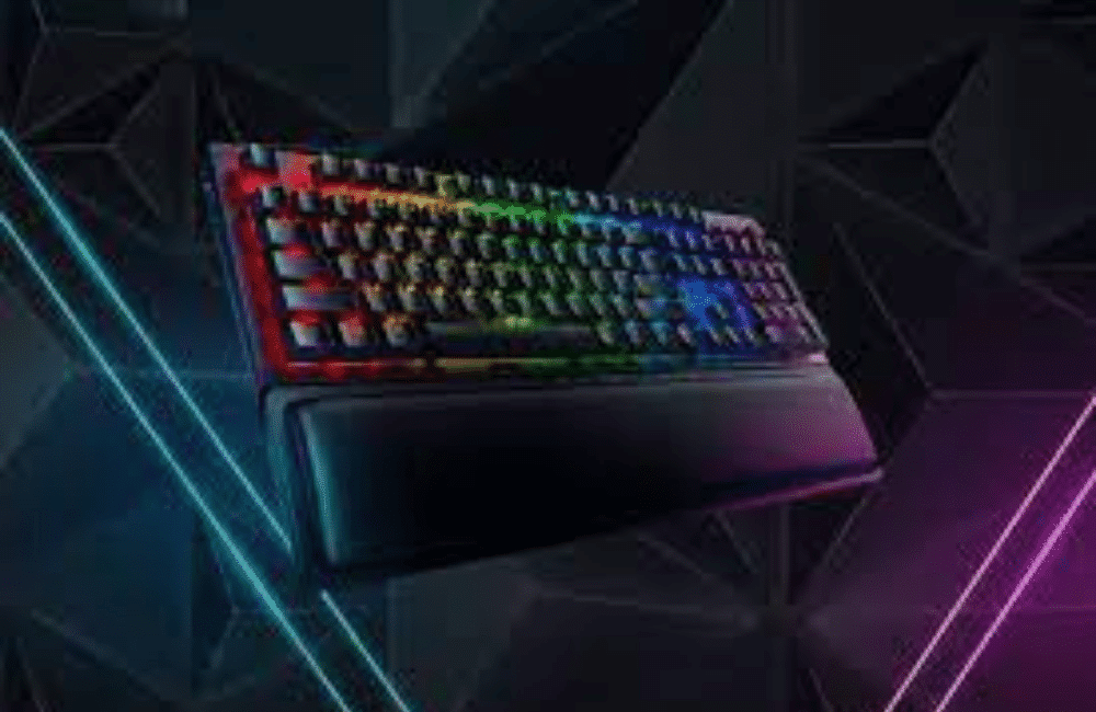 an illustration of a Razer BlackWidow V3 Pro