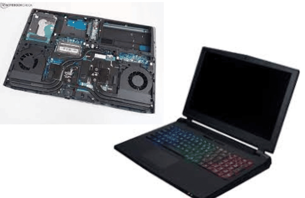 an illustration of a Clevo P750DM2-G Gaming Laptop Review 2023