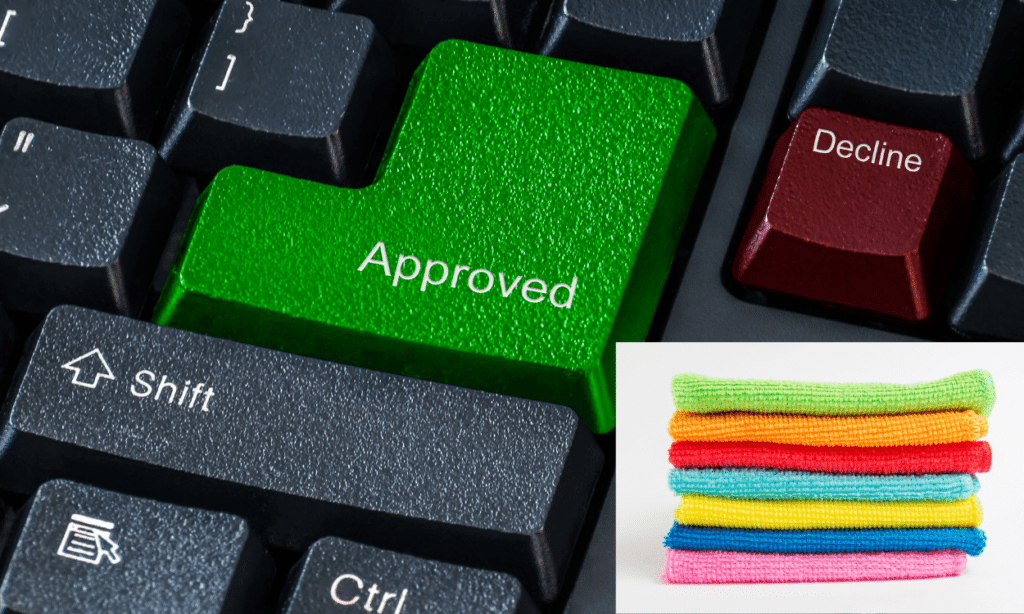 A Soft Cloth or a Microfiber Cloth to clean Take Keys Off a Mechanical Keyboard at Home.