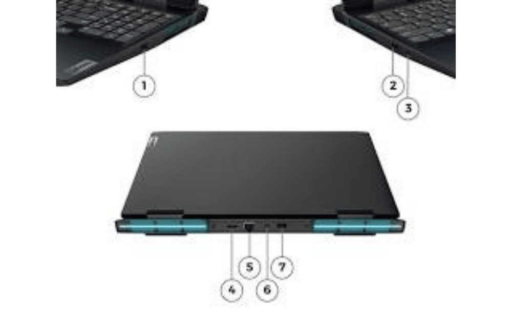Lenovo IdeaPad Gaming 3 (RTX 3050)  ports. 